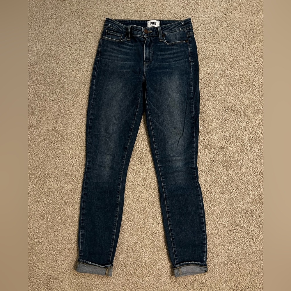 PAIGE Hoxton Ultra Skinny Jeans, Size 26